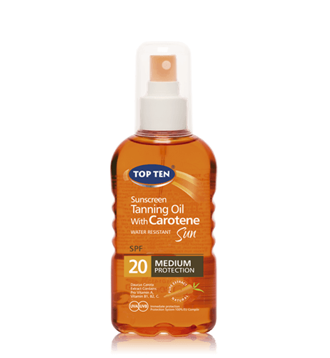 Top TenCarotene Sunscreen Oil 